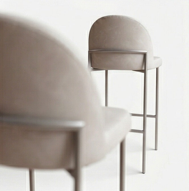 Banqueta Moderna Slim - Confortável - Luxuosa