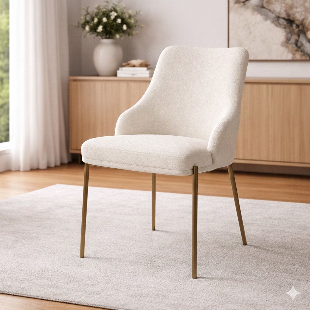 Cadeira De Jantar Elegante Majesté - Confortável - Luxuosa