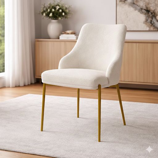 Cadeira De Jantar Elegante Majesté - Confortável - Luxuosa